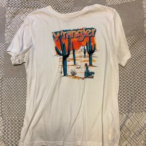 Wrangler White Graphic T-Shirt